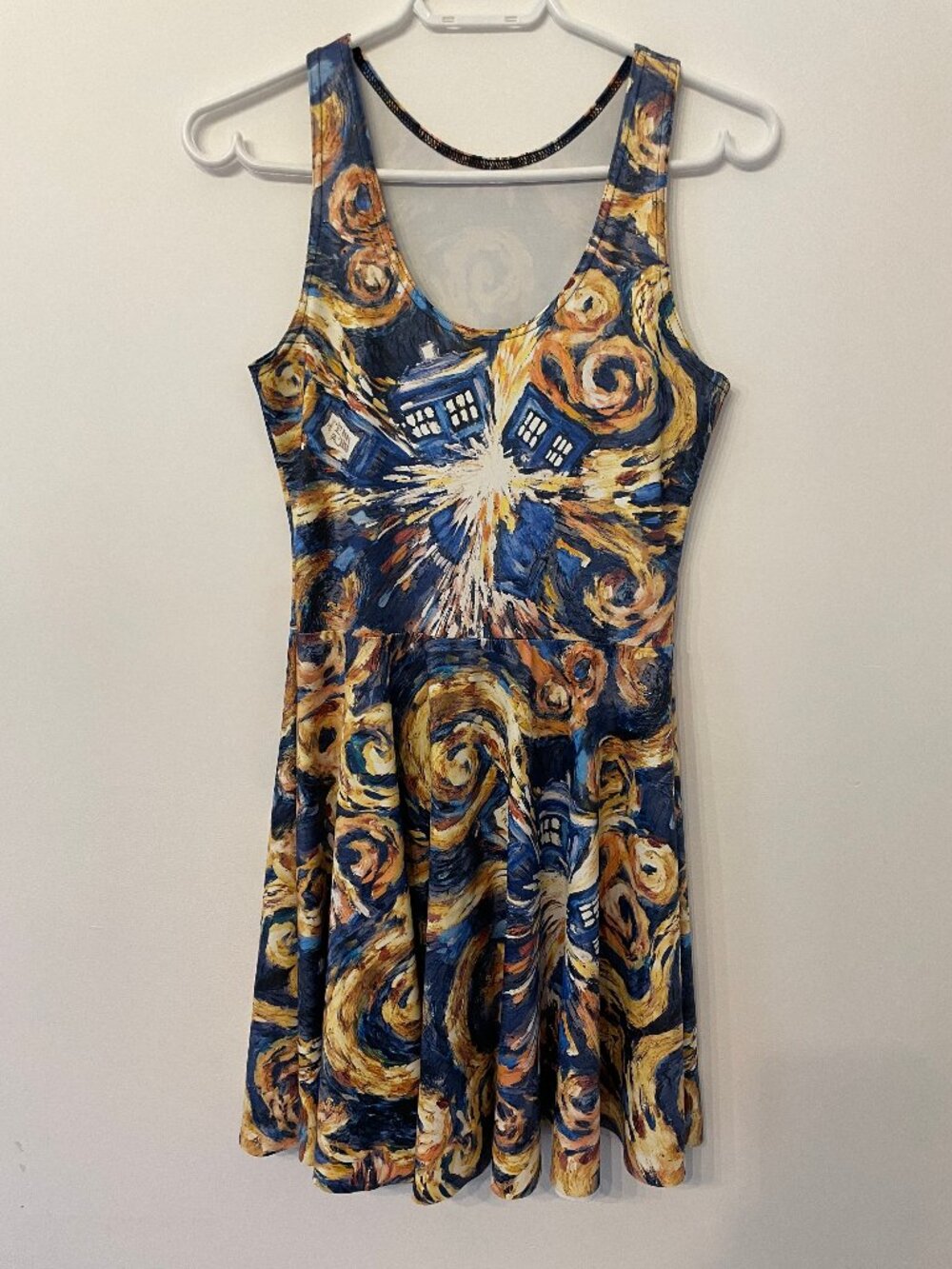 Blackmilk Pandorica Opens Reversible Skater Dress